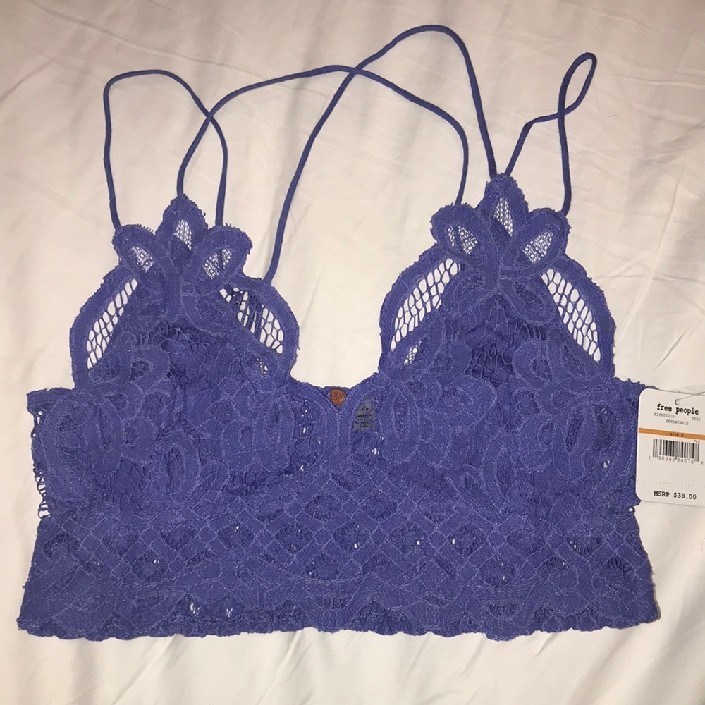 Free People Periwinkle Adella Bralette